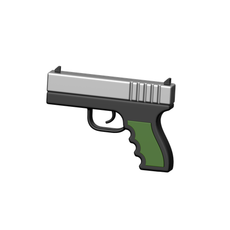 권총  3D Icon