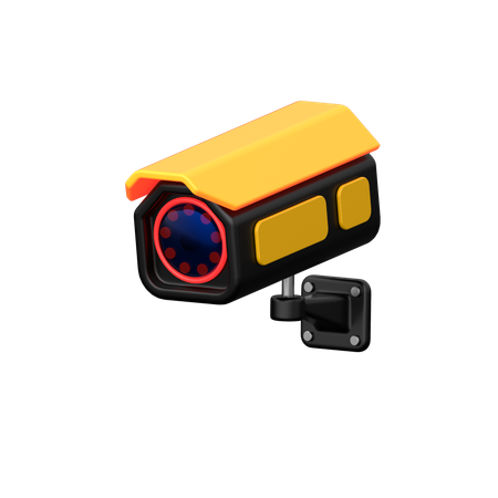 監視カメラ  3D Icon
