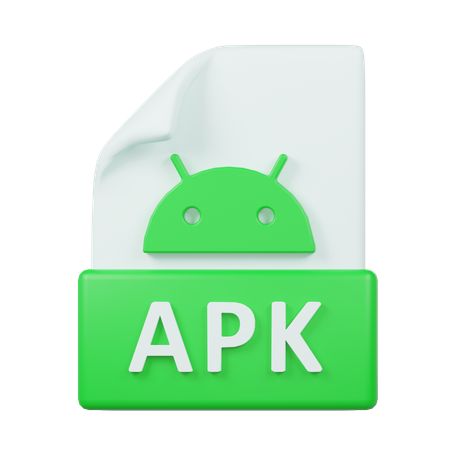 안드로이드 파일  3D Icon