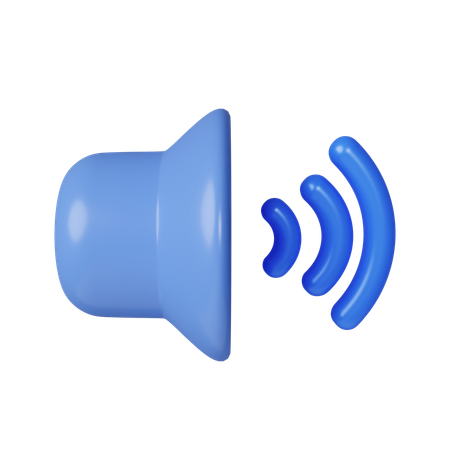 소리  3D Icon