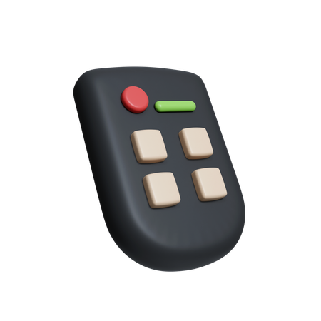 리모콘  3D Icon