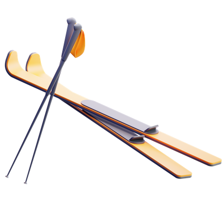 크로스 컨트리  3D Icon