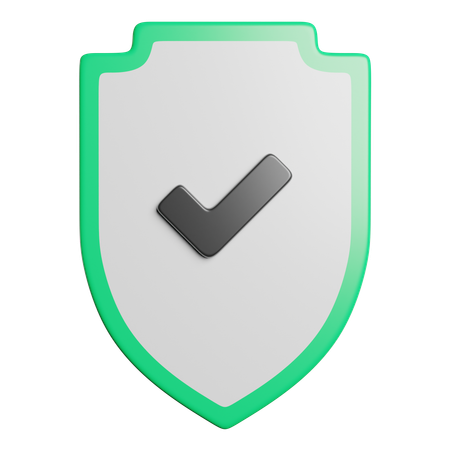シールド  3D Icon