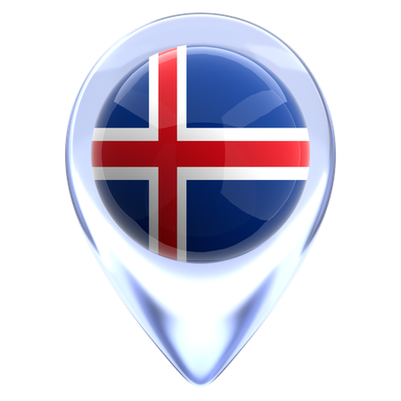 아이슬란드  3D Icon