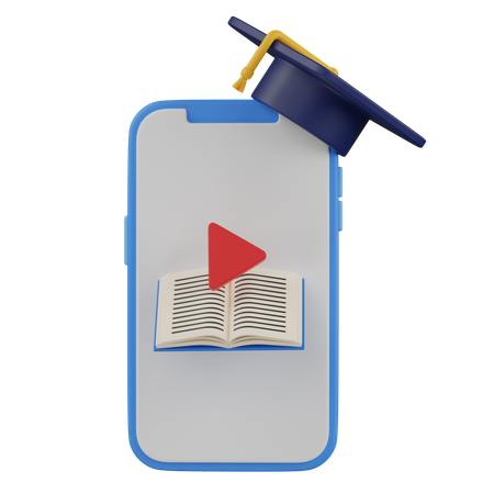 モバイルで学習  3D Icon