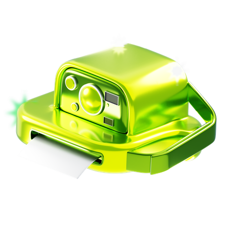 ポラロイドカメラ  3D Icon