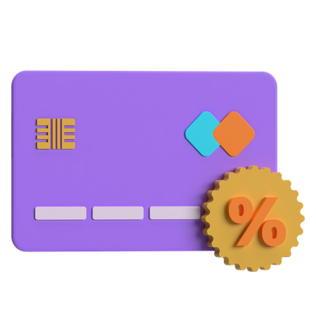 クレジットカード  3D Icon