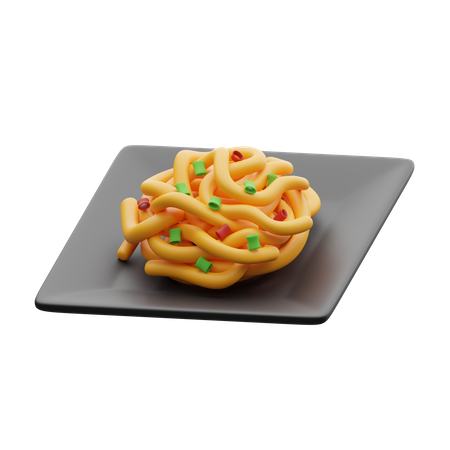 麺類  3D Icon