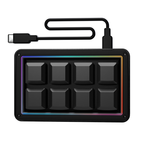 기계식 키보드  3D Icon