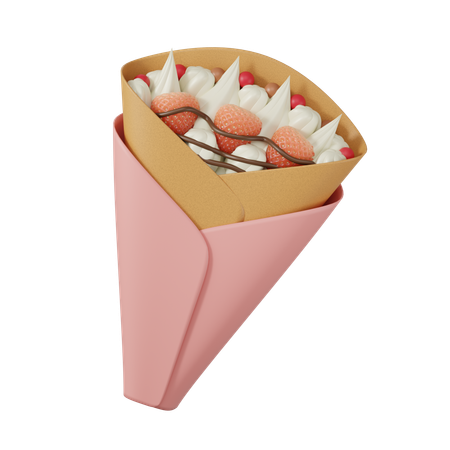 크레이프  3D Icon