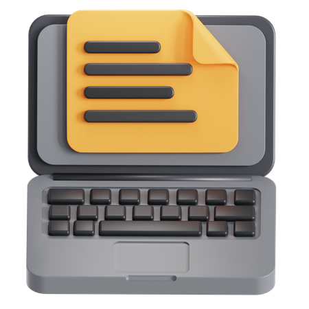 랩탑  3D Icon
