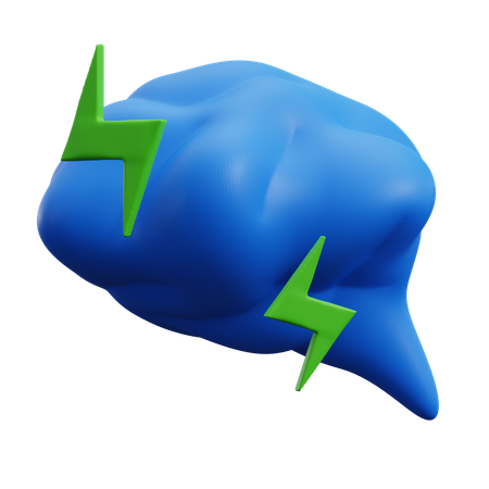 ブレインストーミング  3D Icon