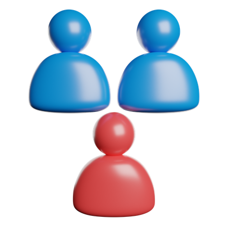 グループ  3D Icon