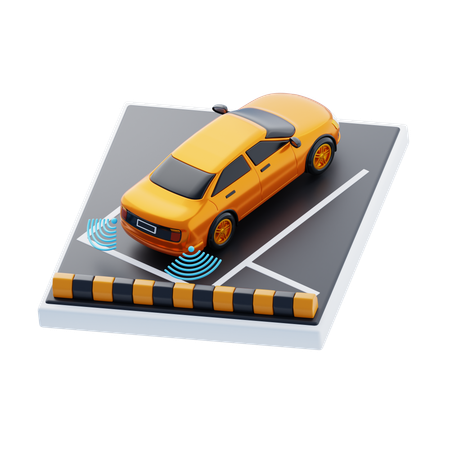 자동차 센서  3D Icon