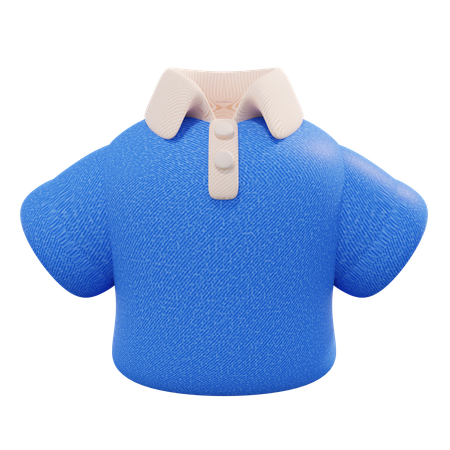 ポロシャツ  3D Icon