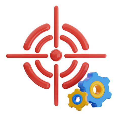 집중하다  3D Icon