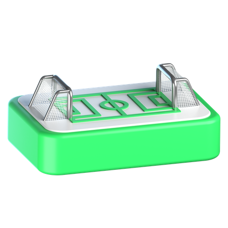 サッカー競技場  3D Icon
