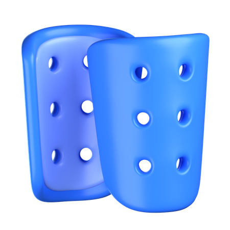 すね当て  3D Icon