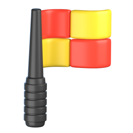 オフサイドフラグ  3D Icon