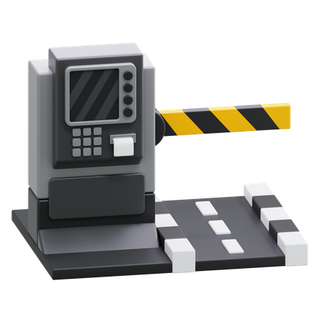 주차 장벽  3D Icon