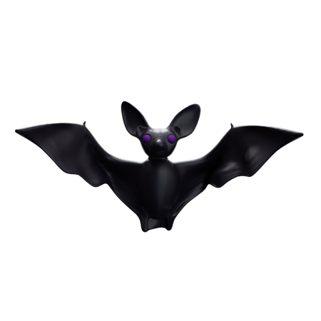 ハロウィンコウモリ  3D Icon