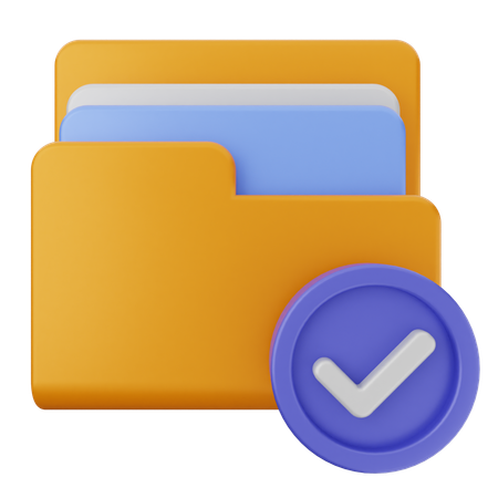 폴더 확인  3D Icon