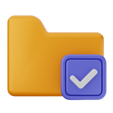 폴더 확인  3D Icon