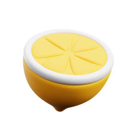 レモンスライス  3D Icon