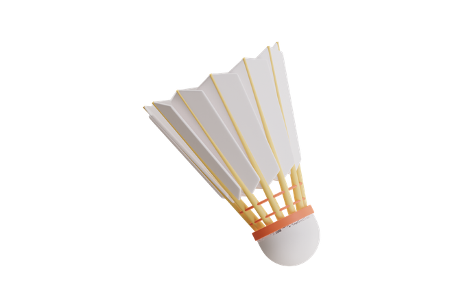 バドミントンシャトルコック  3D Icon