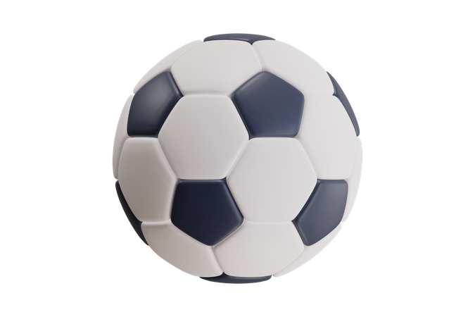 リアルなサッカーボール  3D Icon