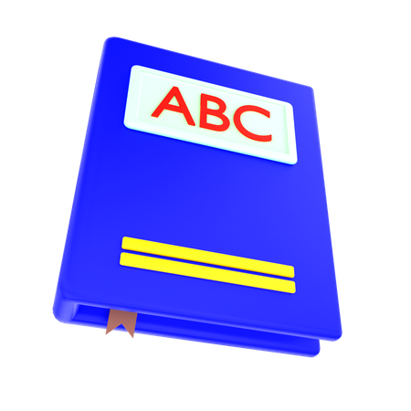 幼児向けの本  3D Icon