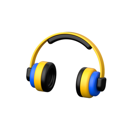 ヘッドフォン  3D Icon