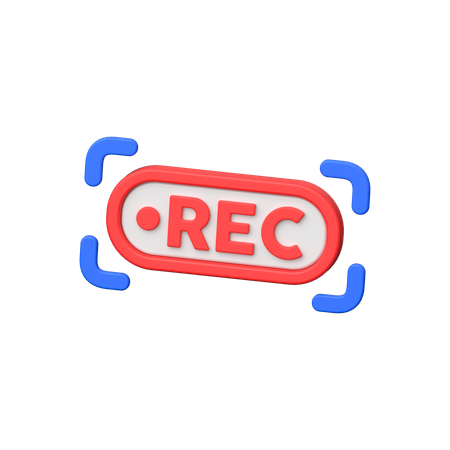 녹음  3D 아이콘