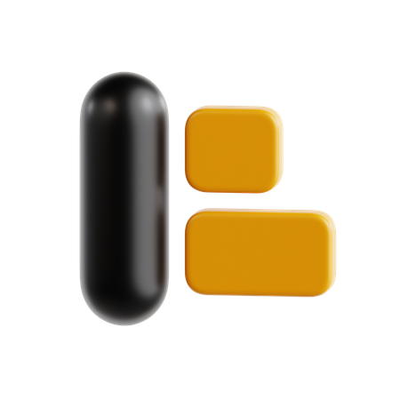 左揃え  3Dアイコン