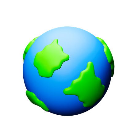 地球  3D Icon