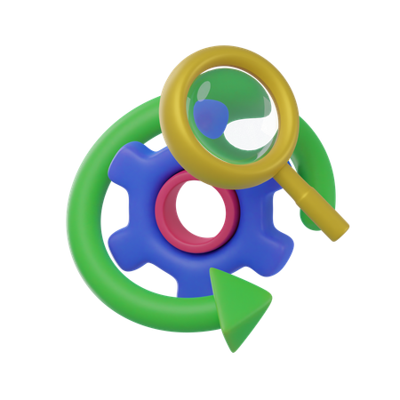 業務監査  3D Icon