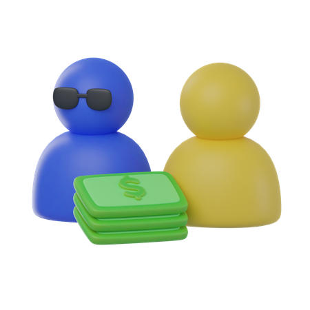 給与監査  3D Icon