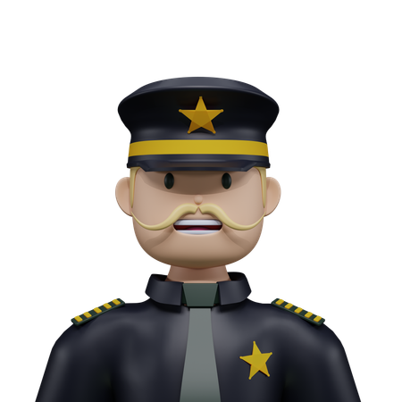 경찰  3D Icon