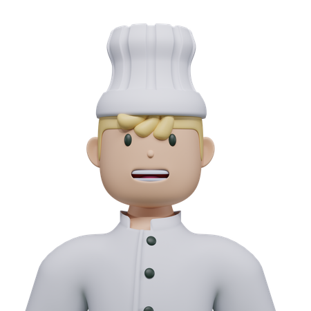 シェフ  3D Icon