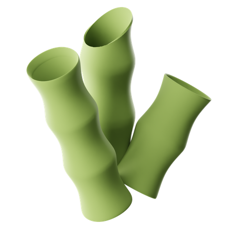竹  3D Icon