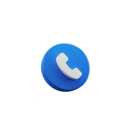 電話  3D Icon