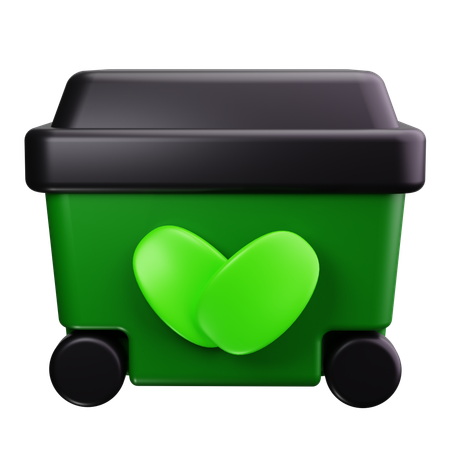 堆肥箱  3D Icon