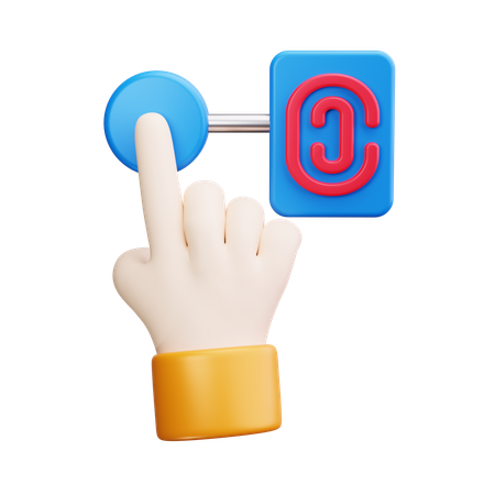 指紋センサー  3D Icon