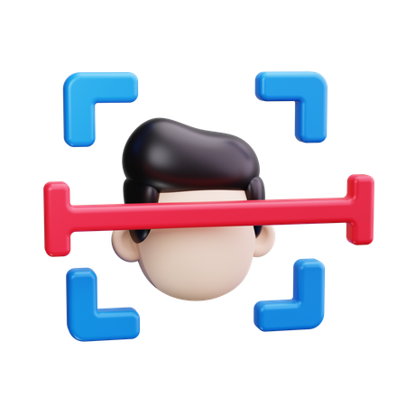 顔スキャン  3D Icon