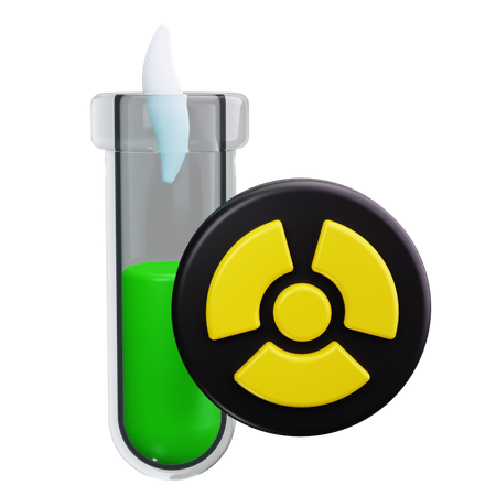 化学物質の危険  3D Icon