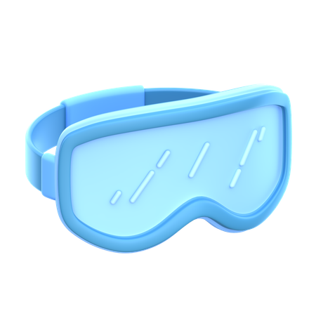 스키 고글  3D Icon