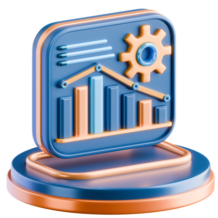 비즈니스 보드  3D Icon