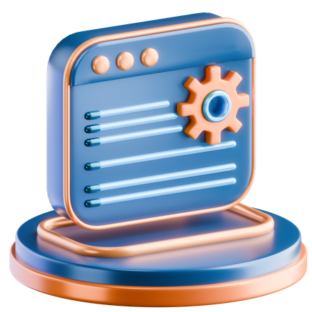 ビジネスダッシュボード  3D Icon