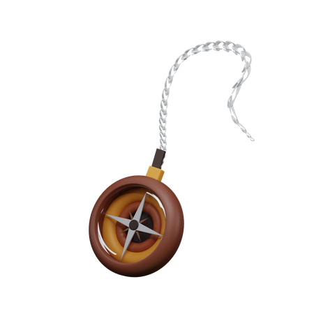 方位磁針  3D Icon