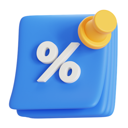 한정 할인  3D Icon